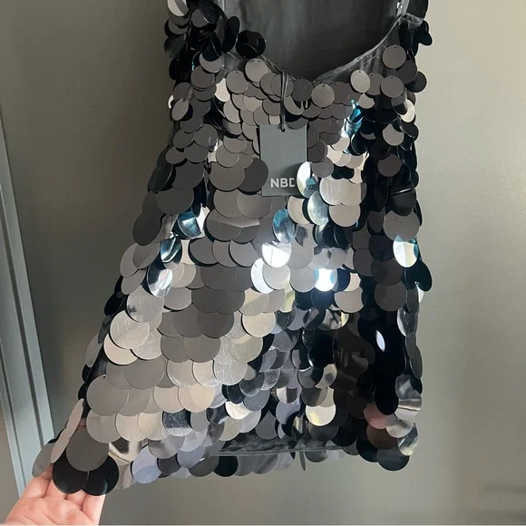 NBD Portra Mini Dress in Black Size Small NEW! New with tags!